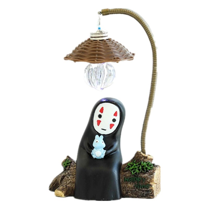 日本式雑貨森精霊猫小夜灯寝室置物樹脂工芸品学生誕生日プレゼント