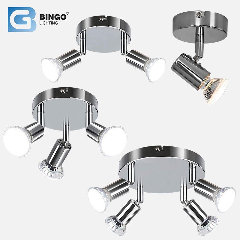 Zhongshan ciudad bengao moderno simple tres cabezas techo proyector lámparas hogar decoración pasillo iluminación