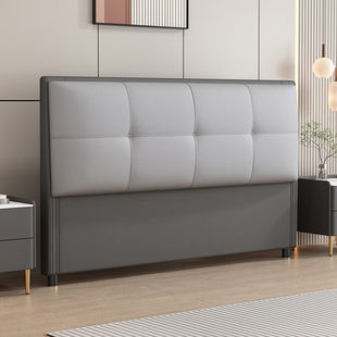 Solid Wood Bedside Single Purchase Backrest Floor-Standing Modern Simple Light Luxury Back Panel Integrated New Soft Bag Light Luxury
