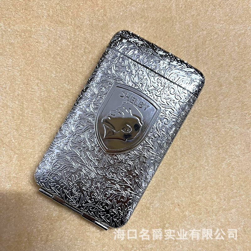 浴血黑帮烟盒20支装细烟高档三开便携宽窄中支男士创意自动弹烟盒