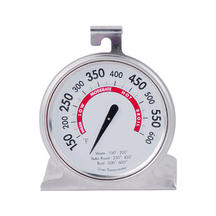 High Precision Metal Shell Easy Read Scale Kitchen Barbecue Bimetal Thermometer