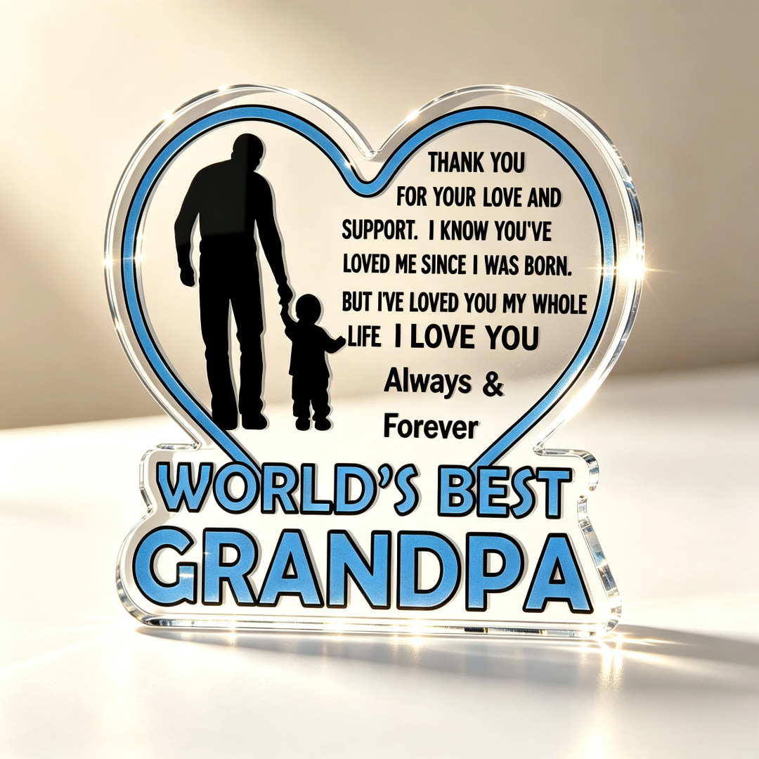 Cross-Border Temu Acrylic Ornaments Gifts for Mother's Day, Father's Day, Newborn Gifts, Home Desktop Decorations