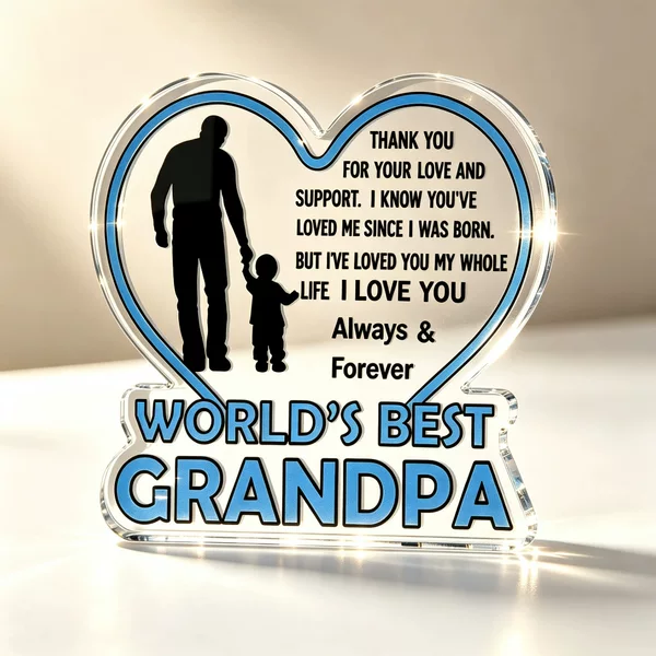 Cross-Border Temu Acrylic Ornaments Gifts for Mother's Day, Father's Day, Newborn Gifts, Home Desktop Decorations