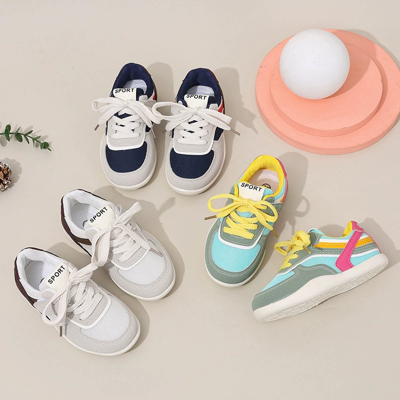 Новая корейская версия кроссовок для детей весной 2025 года