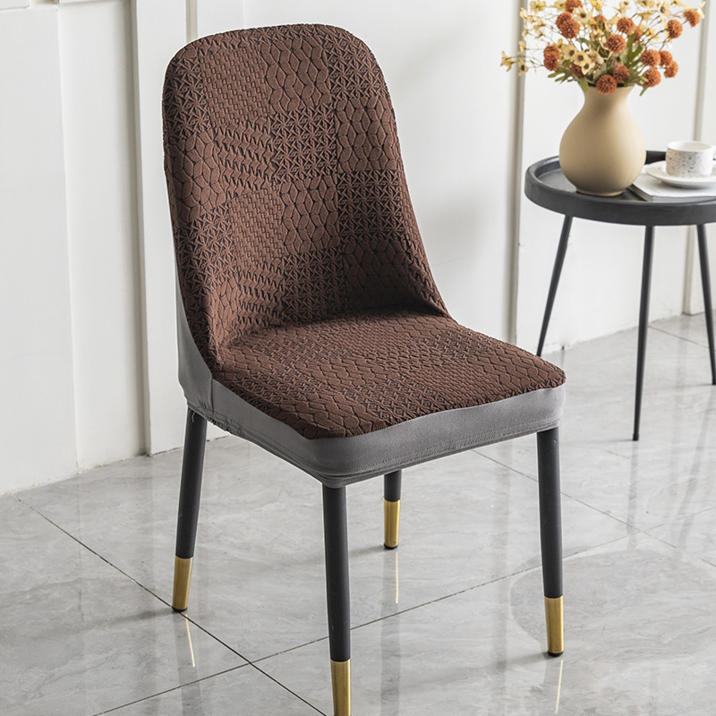 Four Seasons cubierta de silla de mesa de comedor elástica universal cubierta de silla todo incluido resistente al desgaste hogar Luz de lujo restaurante palillos cubierta