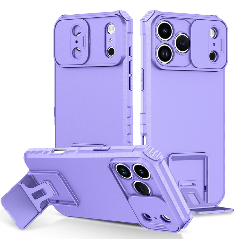 iPhone17ProMax 携帯電話ケース Apple 16Pro 立体スタンド 15 プッシュウィンドウ 14 落下防止保護カバーに適しています。|undefined