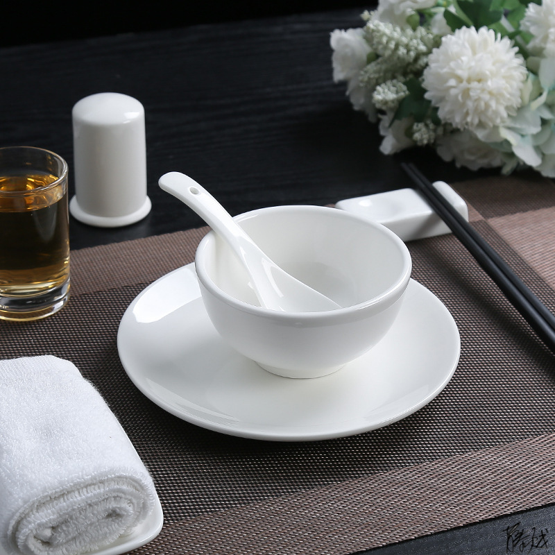 Tableware for hotel, ceramic set for living room, spoon