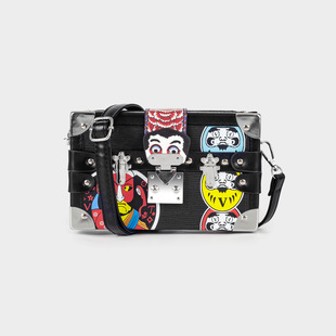 High-end Messenger Bag Women's New Original Shoulder Box Bag Trendy Brand Women's Bag Personalized Graffiti Joker Small Square Bag