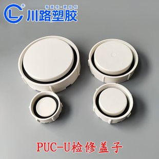 Pvc-U Drainage Pipe Accessories 50 75 110 Trap Cover Inspection Port Cleaning Port Plug Cap Sealing