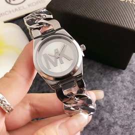 跨境新款银链大标腕表1688工厂直批设计潮流跨境爆单简约时尚女表