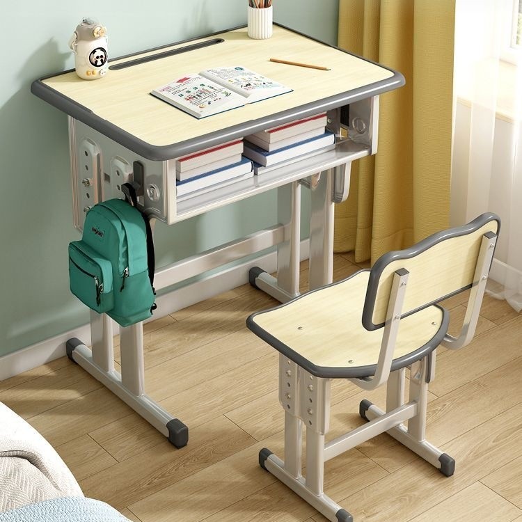 School desks and chairs for elementary and middle school students, training classes, tutoring classes, adjustable height desks, children's desks, study desk and chair sets