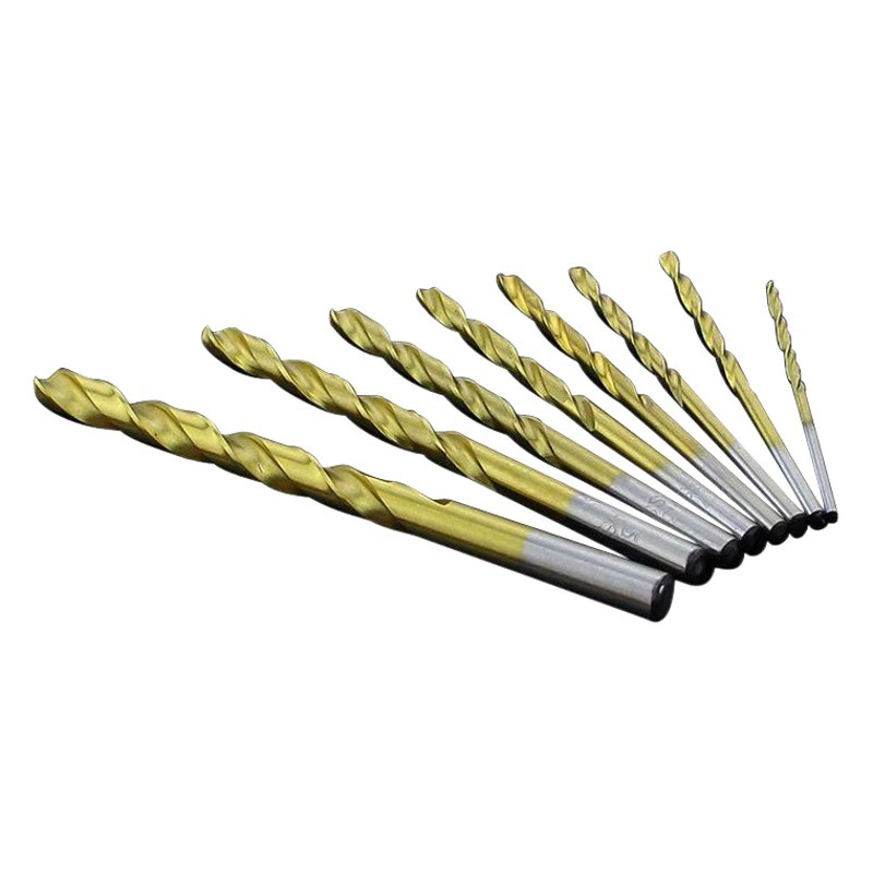 Завод прямой 4241 сверло из быстрорежущей стали с титановым покрытием спиральное сверло с прямым хвостовиком сверло электрическое сверло по дереву