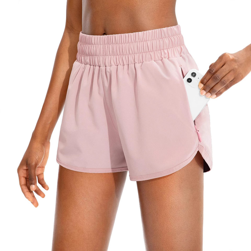 Amazon Women's Anti-light Yoga Shorts Breathable Loose Outdoor Casual Running Sports Women's Fitness Hot Pants