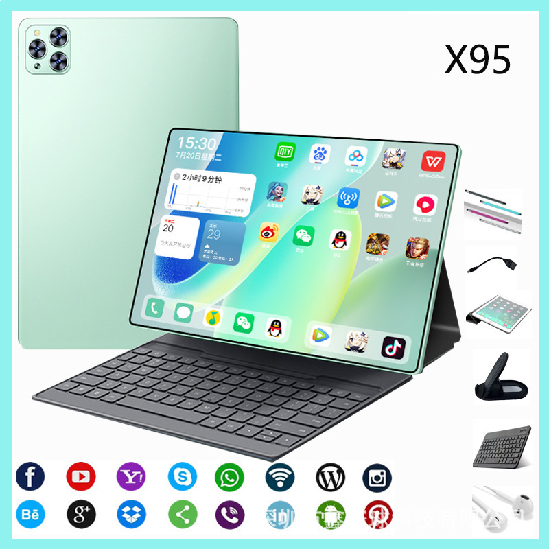 Trade E-Commerce Cross-Border 10inch Tablet Smart Bluetooth High-Definition Eye Protection Office Learning Game Ozon Yahu