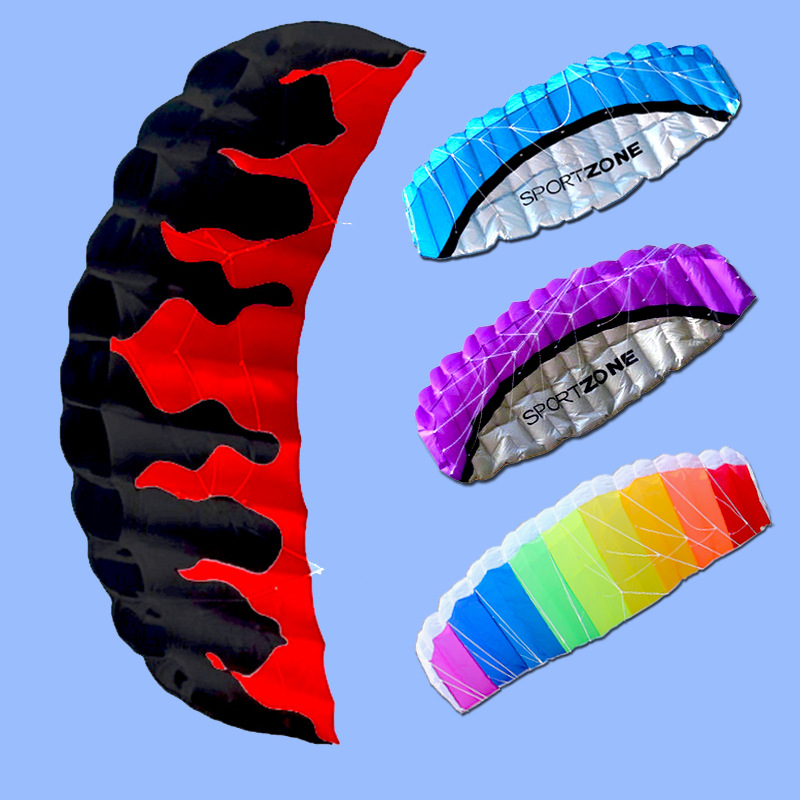 Comercio exterior suave doble línea paraguas cometas transfronterizas explosión Amazon paraguas eléctricos cometas paracaídas acrobacias paraguas cometas