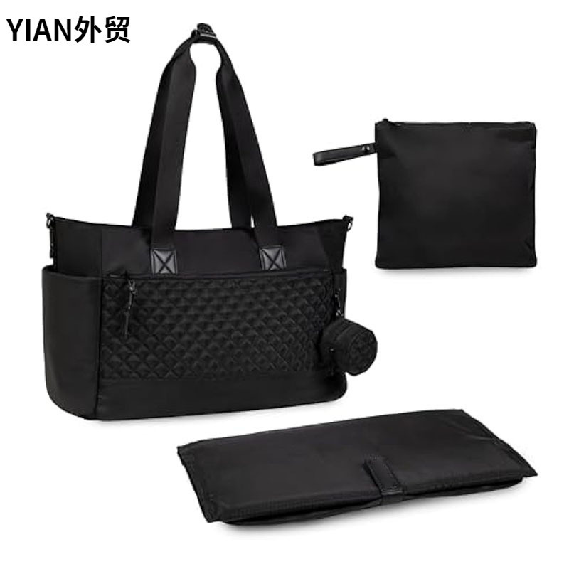 New Diaper Bag Handbag Large Waterproof Baby Diaper Bag with Pouch Pacifier Case and Changing Pad Travel New Diaper Bag Handbag Large Waterproof Baby Diaper Bag with Pouch Pacifier Case and Changing Pad Travel