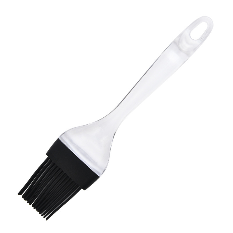 Herramientas de horneado mango transparente separación cepillo de silicona barrido de pelo cepillo de barbacoa fábrica de stock