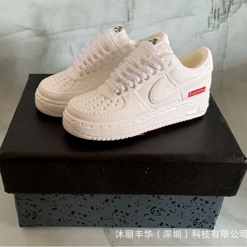 1/6 Air Force One Shoe Mold 3D Stereo Low AF Keychain Handmade Chain Rope Keychain Schoolbag Keychain Pendulum