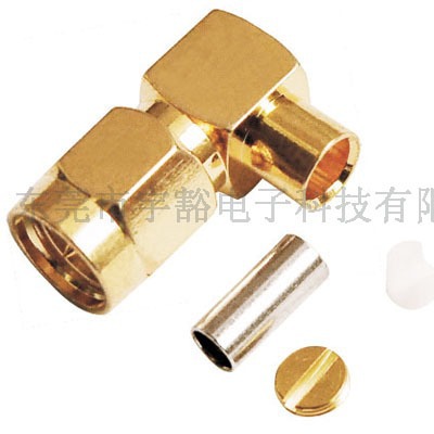 SMA连接器  90度线端SMA公头连接器  来图SMA
