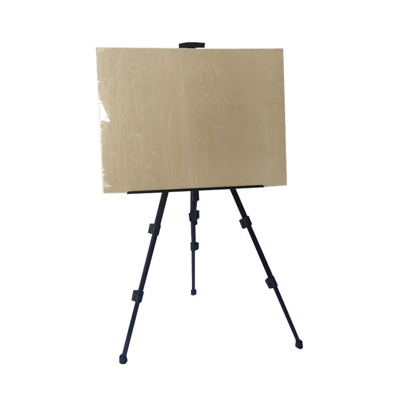 Manufacturer's iron easel, painting board, art writing, sketching stand, hand-crank advertising display stand, metal folding triangular easel