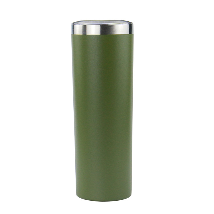 Comercio exterior 20oz doble vacío taza de acero inoxidable taza de café portátil taza de automóvil taza de plástico por pulverización taza de cuerpo recto image 14
