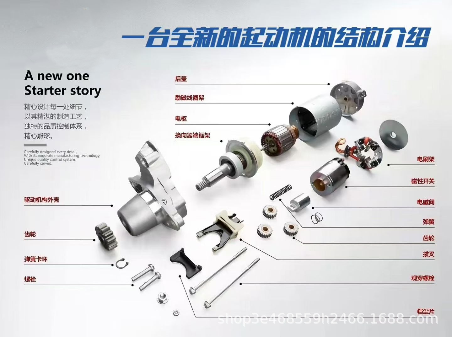 Suitable for Foreign Version Imported Honda Fit 31200-55A-Z01 Car Starter Motor 31200-55A-Z02