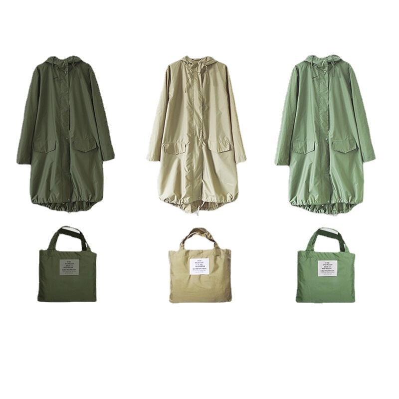 Fashion Raincoat Ultra Light Breathable Cross-border Foreign Trade One-piece Poncho Outdoor Travel Windbreaker Japanese-style Long Lightweight Raincoat