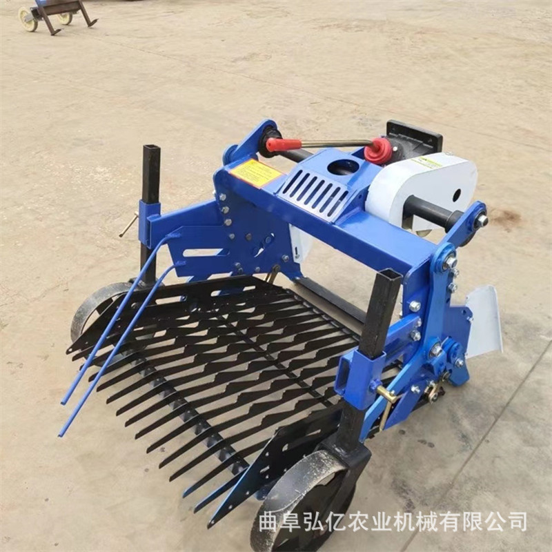 升级晃筛式不伤皮土豆收获机花生地瓜收果机柴油自走式药材出土机