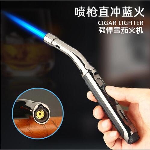 Factory direct sales multifunctional outdoor barbecue lighter flame gun windproof flame head kitchen baking