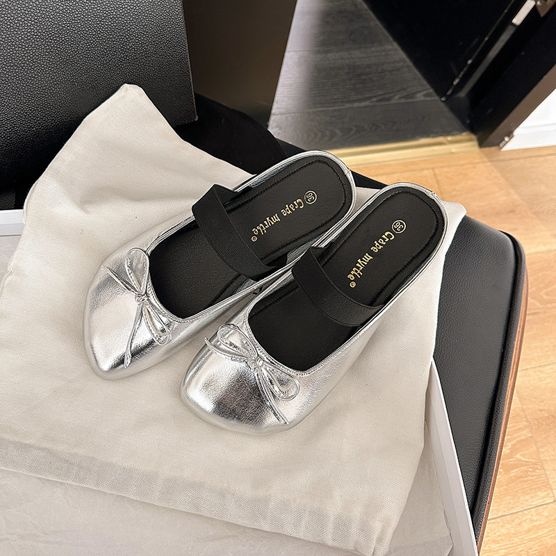 Grape Mom mismo estilo cabeza de mango irregular lazo francés con todo fósforo perezoso medio arrastrando mujer