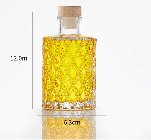 透明な小さい酒の瓶の150mlBincooの冷たいコーヒーのガラス瓶の密封の貯蔵の缶の果実の酒の分注の瓶の空の瓶|undefined