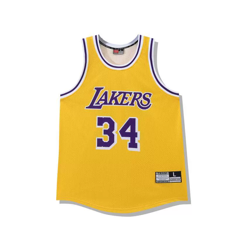 Футболка с номером 76ers №3 / Lakers №34 O'Neal / №24 Kobe, ретро баскетбольная майка для тренировок