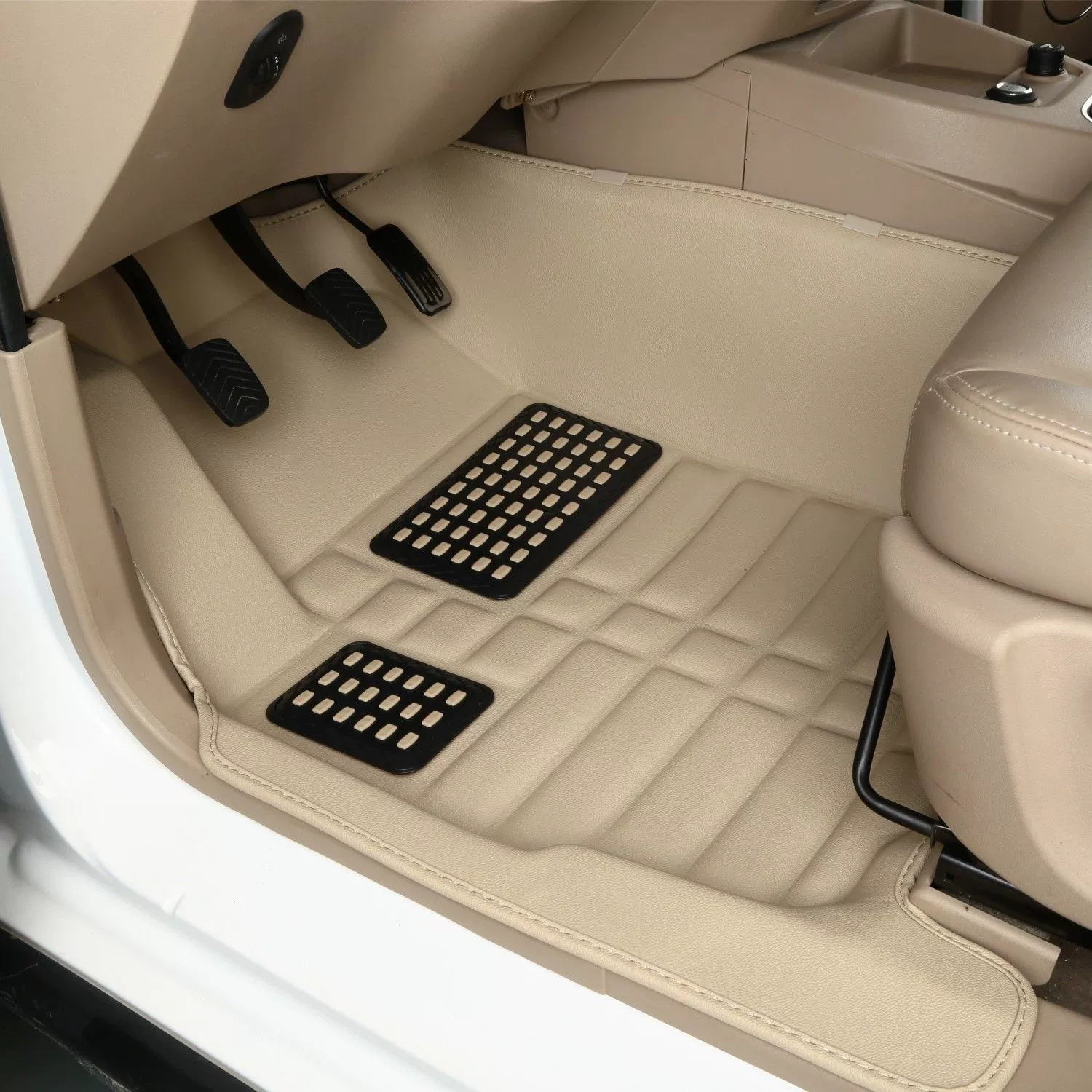 Подходит для старого Wuling Hongguang S ковры на пол. Hongguang отдельный главный и пассажирский комплект напольных ковриков, классический многоцветный противоскользящий и долговечный