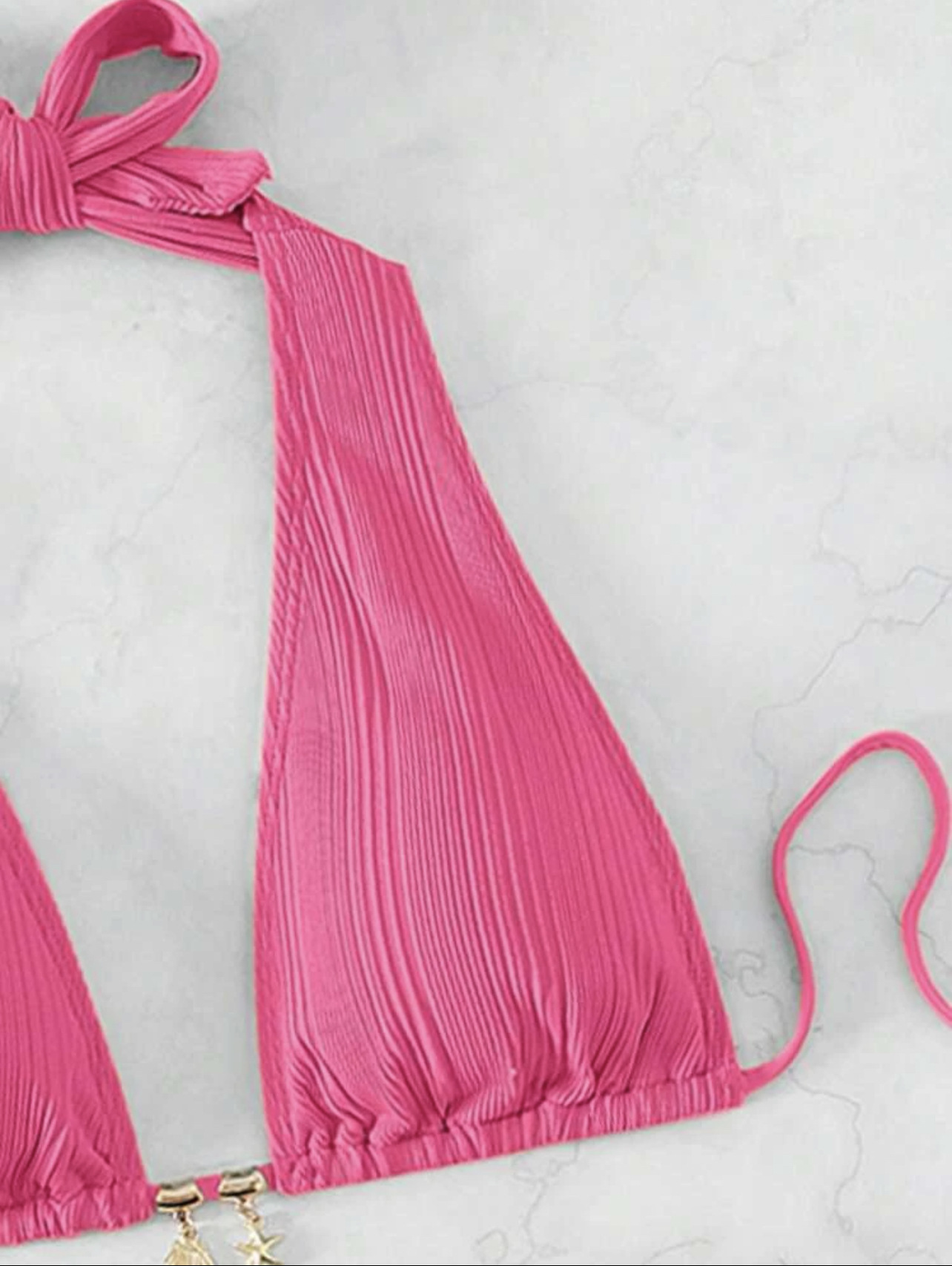136g Weight Sexy Feel Of Sensation Bikini Panties Style Polyester Fabric Type 2 Pieces Set Quantity Swimming Pool, Beach Occasion Comfort Function Solid Color Pattern Demi Cup Bra Cup Women's Gender Women's Solid Color 2 Pieces Set Bikinis Swimwear 7