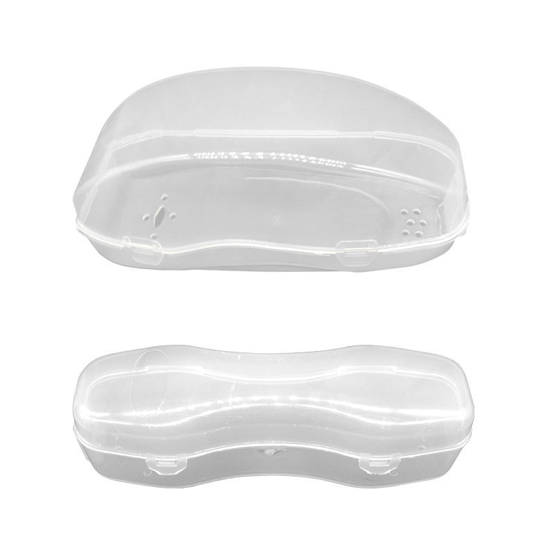 Fábrica directa de gafas de sol de plástico transparente caja de gafas personalizada gafas de plástico gafas de natación gafas de tamaño caja de gafas