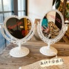 Retro table double-sided mirror for princess, internet celebrity