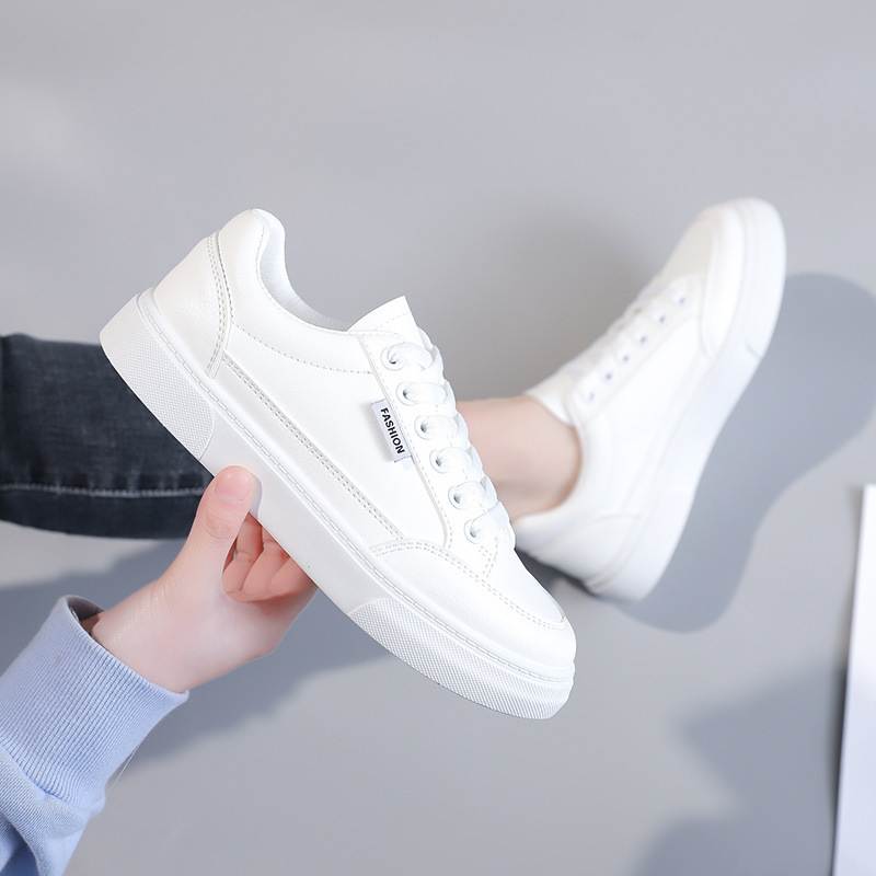 White Sneakers for Women, 2026 Summer New Korean Style Versatile Student Sneakers, Trendy Mesh Sports Sneakers