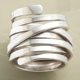 Huajie wish Europe and the United States cross-border new winding iron ring Europe and the United States simple metal wind ring manufacturers wholesale