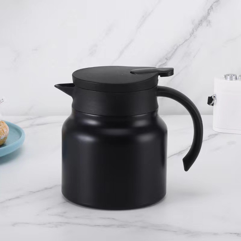 Tetera de acero inoxidable 316 - Gran capacidad, para té y estofados, diseño antiguo con aislamiento