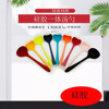 Silicone handle integrated sketch spoon without sticking pot spoon, big spoon, a spoon of porridge cream spoon cream spoon cream spoon