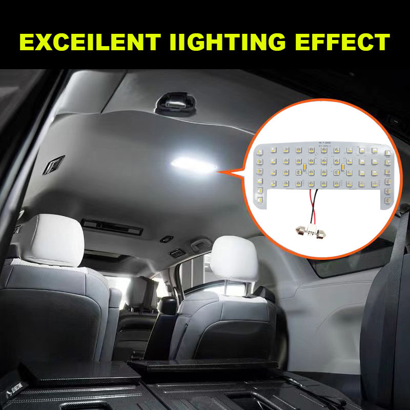 Suitable for 19-20 Toyota RAV4 RongFang LED flat reading light colorful roof light RF with remote control interior