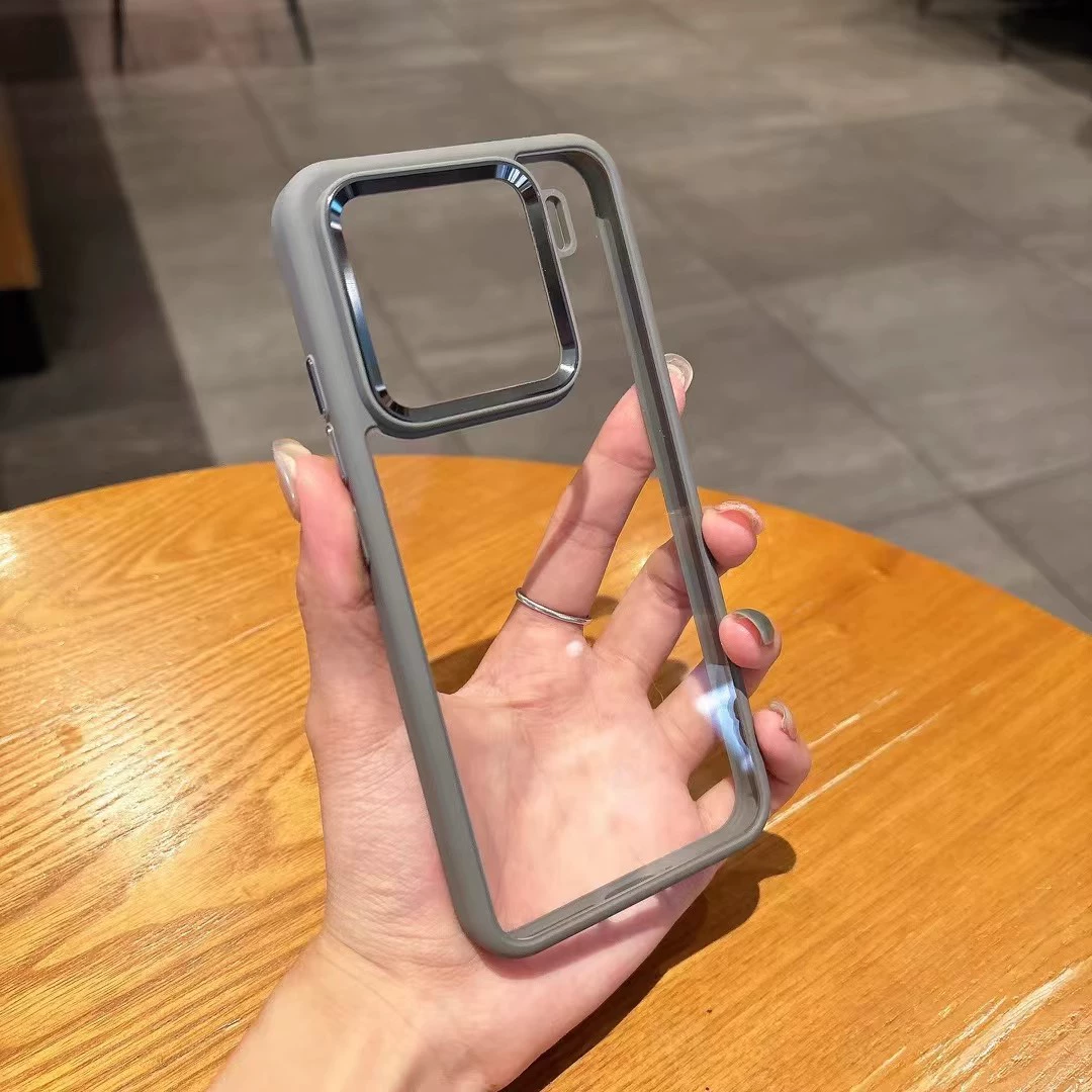 Подходит для Xiaomi 15Ultra, высокий уровень прозрачности, магнитная зарядка, чехол для телефона, Xiaomi 14Pro, металлическая рамка объектива, защитный чехол