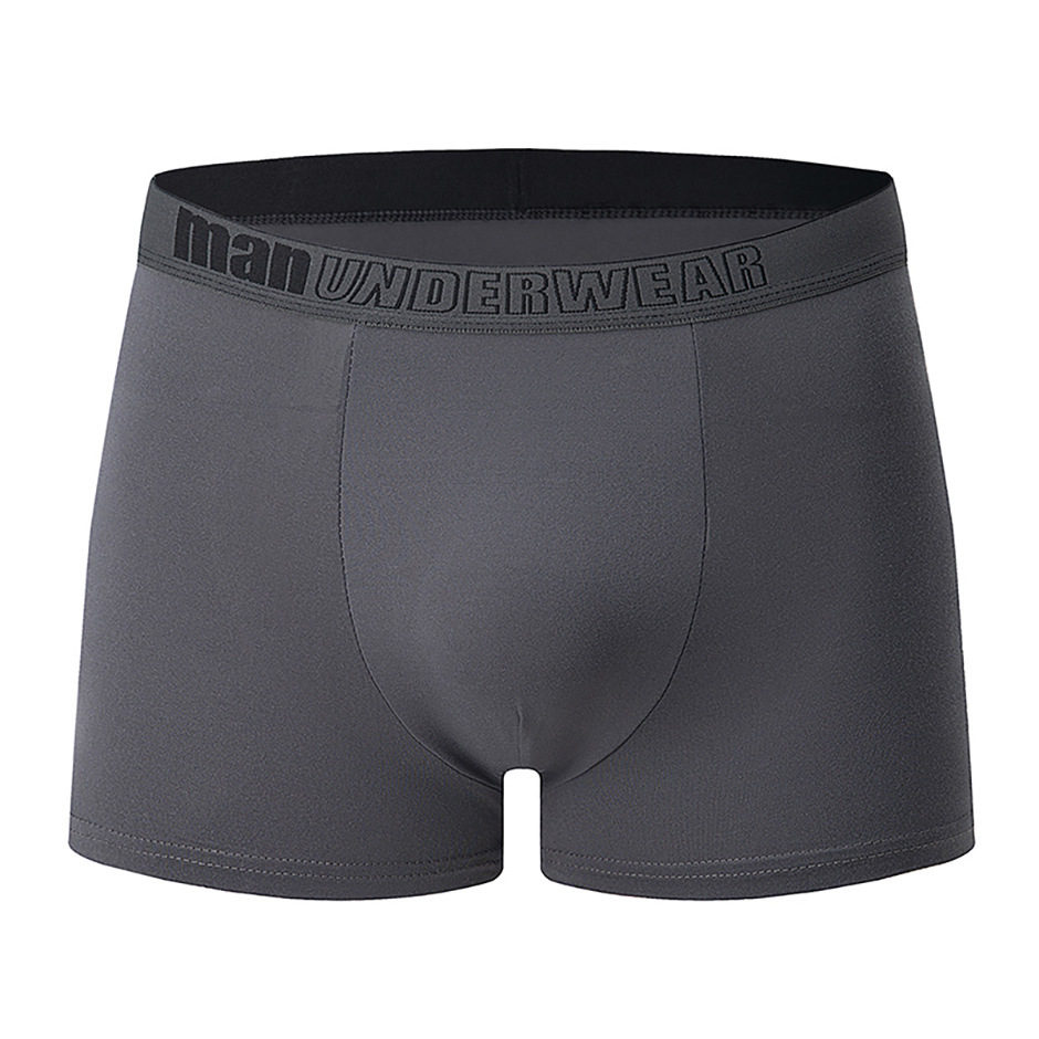 Herren Trunks Aus Baumwolle Nahtlose Sportunterwäsche Atmungsaktiv_voghion.com