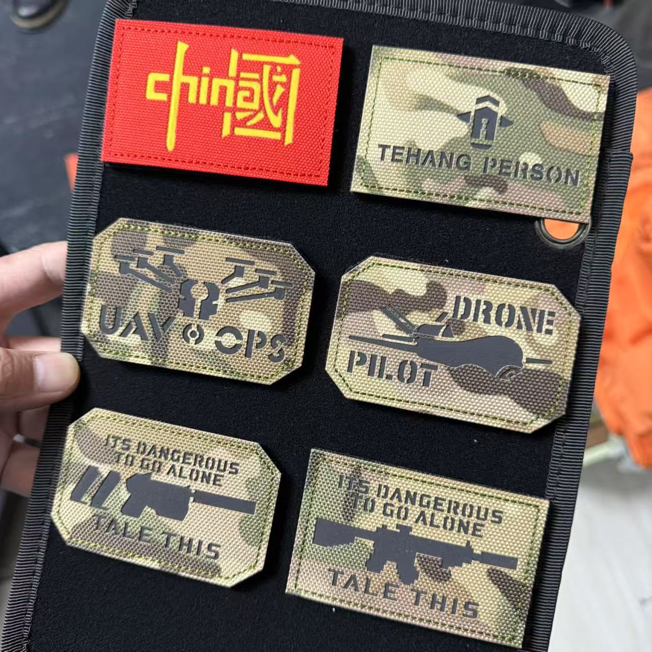 Patch with velcro