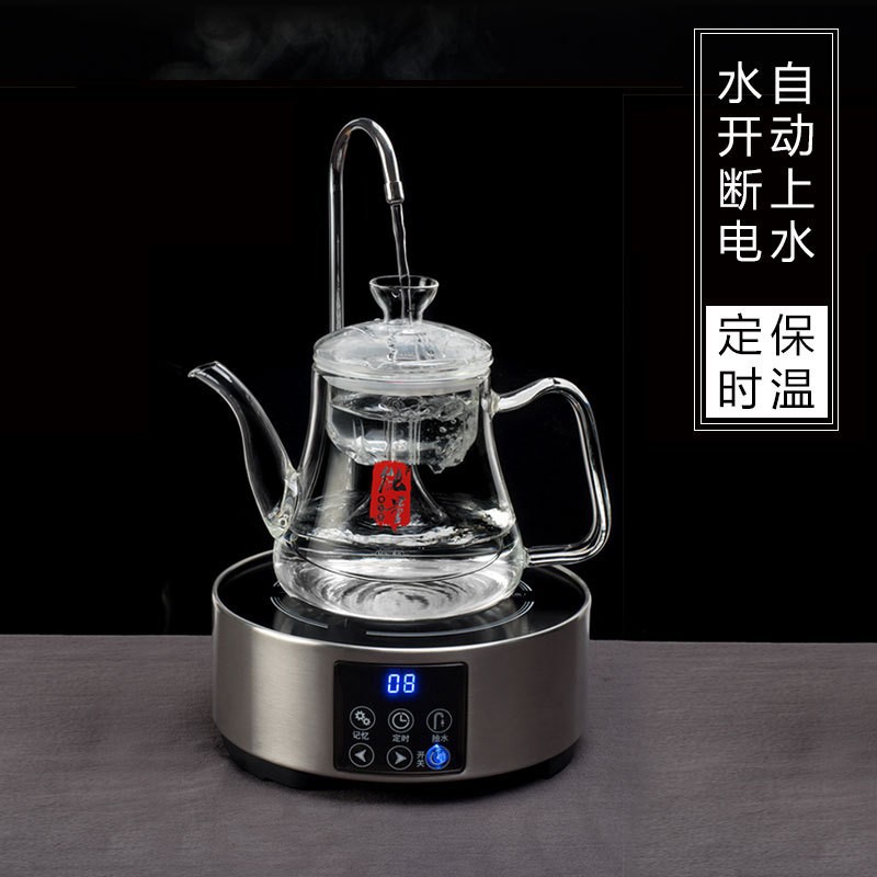 Automatic Water Supply Electric Ceramic Stove Tea Stove Automatic Water Pumping Electric Stove Ceramic Glass Iron Pot Tea Stove Factory Direct Supply