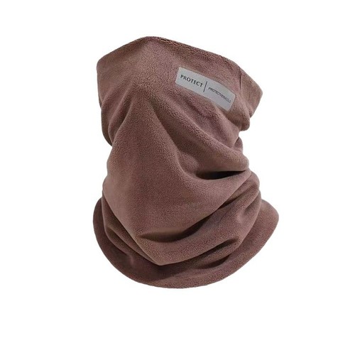 Winter and Autumn Warm Insulated Double-Layer Neck Gaiter for Men and Women, Colorful Contrast, Outdoor Riding Compatible Face Mask Scarf for Cold Protection