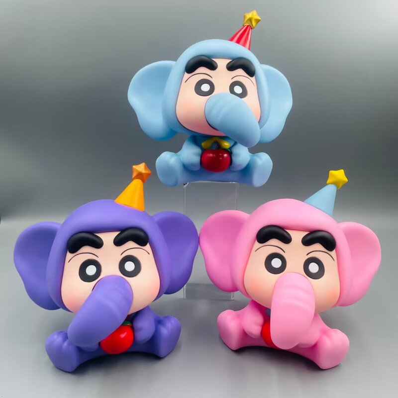 Elephant Xiaoxin Vinyl Material Joint Movable Head Nose Crown Movable Model Handmade Ornaments