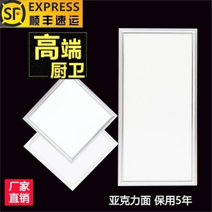 Lei Shiji Integrated Ceiling Engineering Panel Light 300X300 Ceiling Buckle Light Kitchen Bathroom Embedded 600