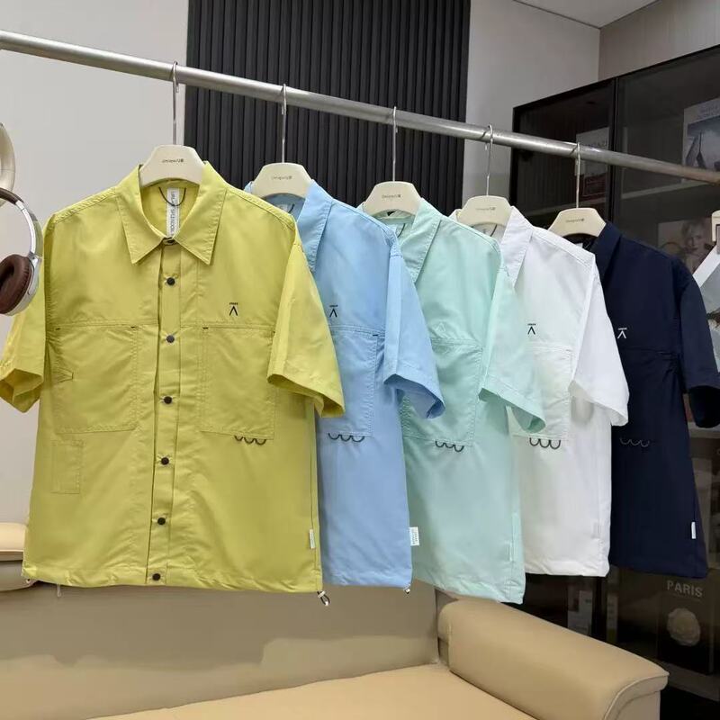 Outdoor Mountain Style! Men's and Women's Summer Moisture-Wicking, Breathable, Quick-Drying Short-Sleeved Shirts, Casual Hiking and Sun Protection Shirts Outdoor Mountain Style! Men's and Women's Summer Moisture-Wicking, Breathable, Quick-Drying Short-Sleeved Shirts, Casual Hiking and Sun Protection Shirts