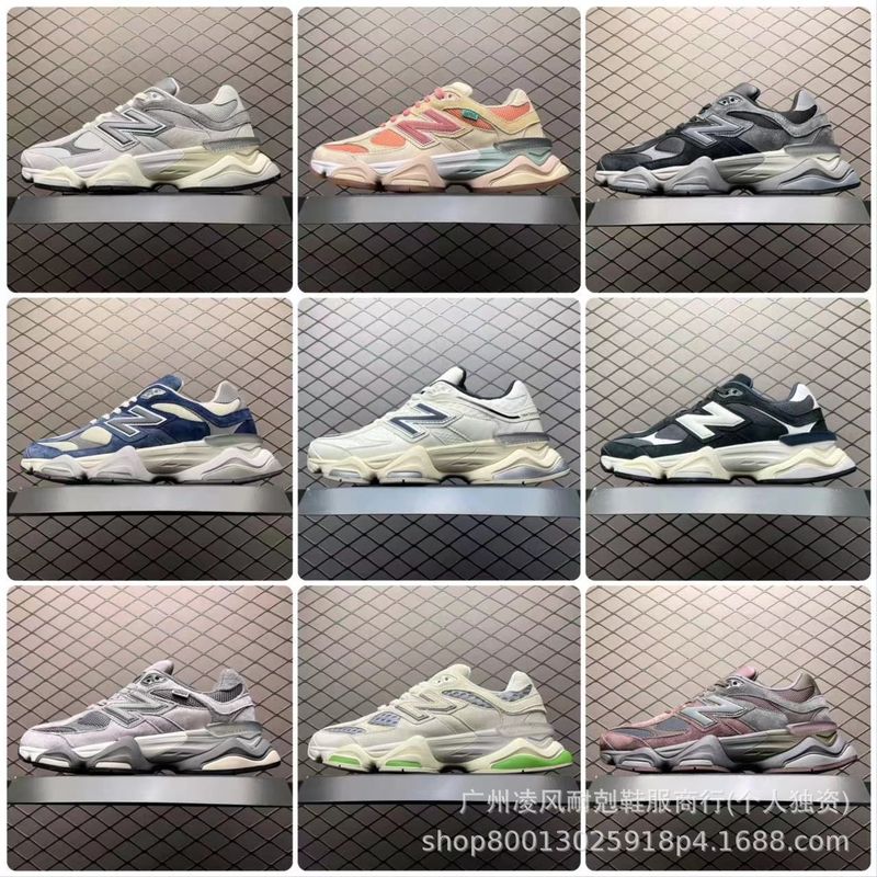 Putian Factory Pure Original Nb9060 Dad Shoes for Men and Women Couples Retro Running Shoes Korean Style Sports Outdoor Shoes
